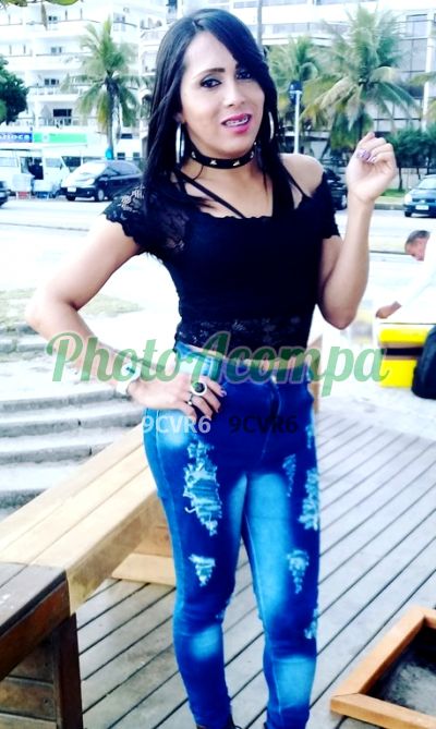 Sabrina Rios, travesti em Jacarepaguá (RJ)