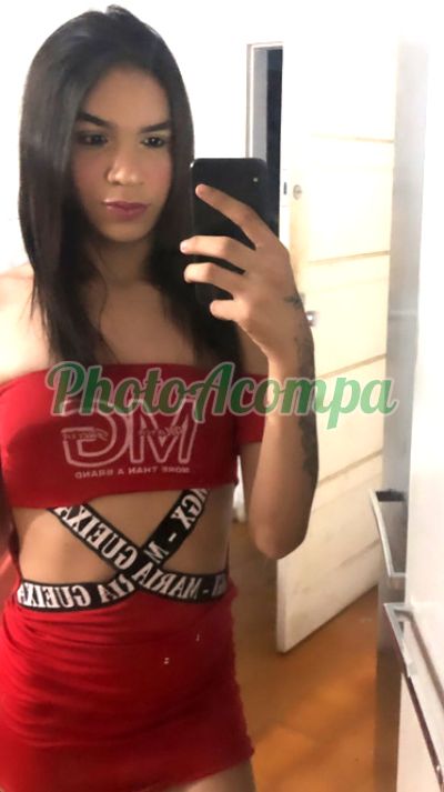 Agatha Luana, transex no Butantã (SP)