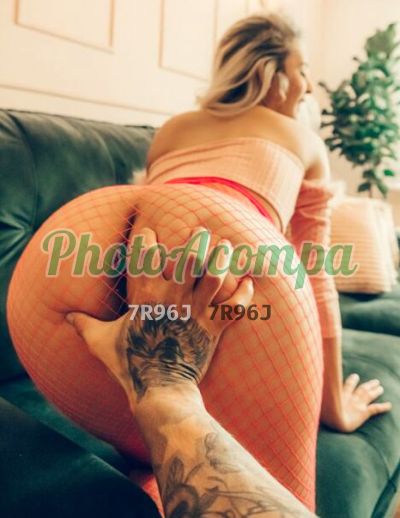 Gringa, mulher que faz videochamadas e sexting