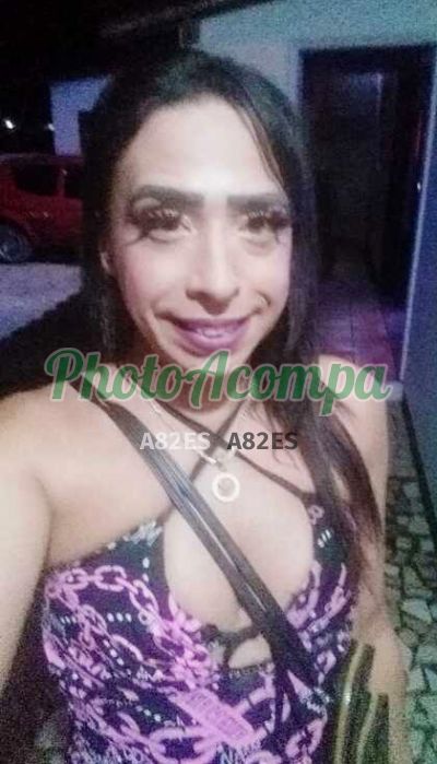Bruninha, travesti em Tramandaí