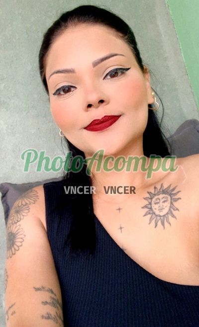 Melissa, mulher que faz videochamadas e sexting