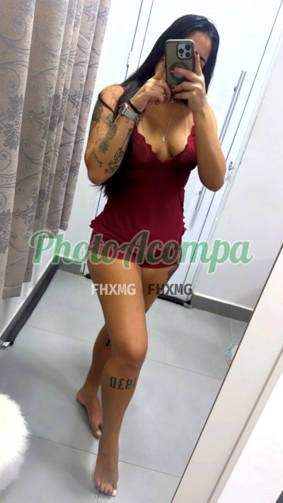 Samantha, mulher que faz videochamadas e sexting