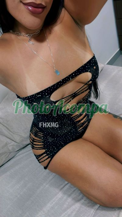 Samantha, mulher que faz videochamadas e sexting